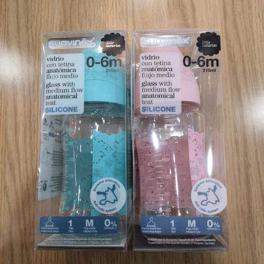 苏维妮宽口玻璃奶瓶210ml+仿生型奶嘴3800591 商品图4