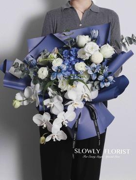定制高端蓝调花束