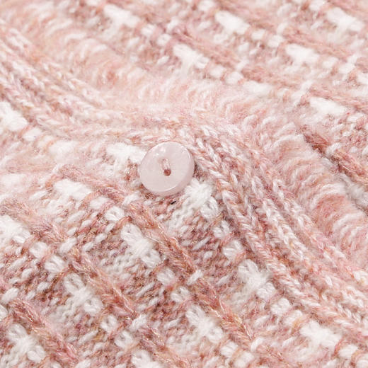 METTE羊绒世家童装羊绒外套2020秋冬女宝加厚保暖针织开衫小外套 商品图6