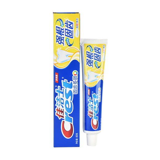 【3支】包邮！佳洁士牙膏强根固齿含氟清新薄荷味140g 多效呵护防蛀护龈 商品图1