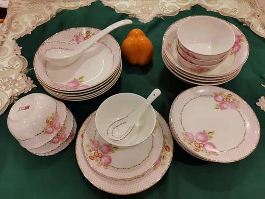 8F  Hai Ge Lei海格雷  48头粉色玫瑰餐具 商品图1