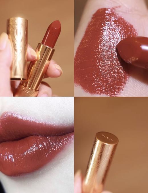 Gucci古驰碎花金管哑光口红唇膏#25 #505 #208 #碎花508 持久滋润 商品图8