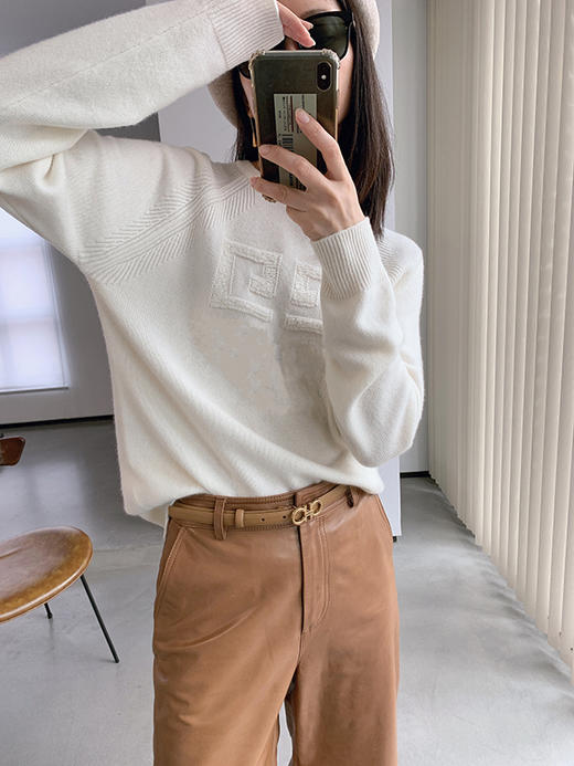 6折 纪梵希 圆领插肩4G提花 针织衫 两色可选 BM2570 商品图0