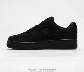 耐克NIKE AIR FORCE 1 LOW/STUSSY空军斯图西联名休闲时尚百搭低帮板鞋