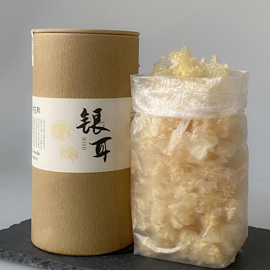 桃花制【快速出胶】天然有机朵型无根段木银耳花小雪耳白木耳干货 50g