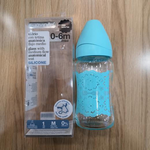 苏维妮宽口玻璃奶瓶210ml+仿生型奶嘴3800591 商品图6