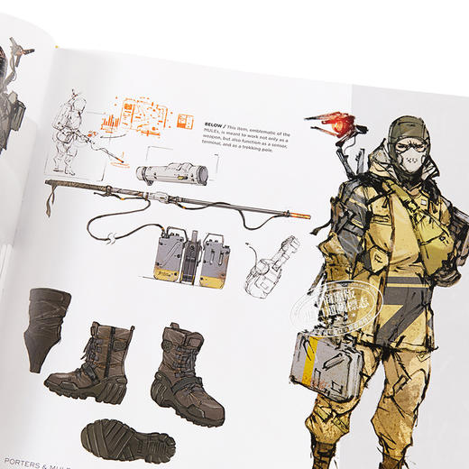 【中商原版】死亡搁浅游戏设定集 英文原版 The Art of Death Stranding 小岛秀夫 精装 游戏艺术设定集 商品图3