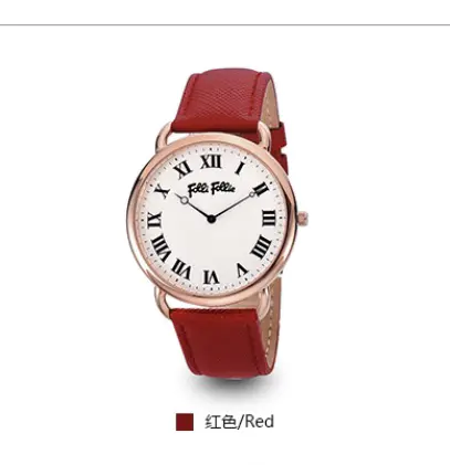 芙丽芙丽/folli follie 简约轻奢时尚皮革罗马刻度石英女手表