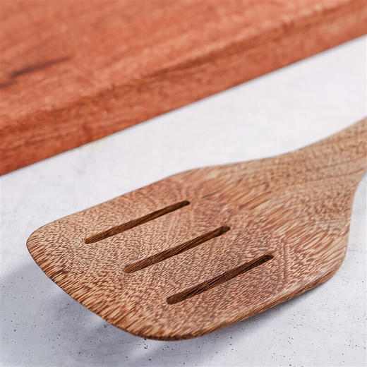 达乐丰鸡翅木铲子不粘锅专用炒菜铲无漆实木锅铲漏铲 商品图2