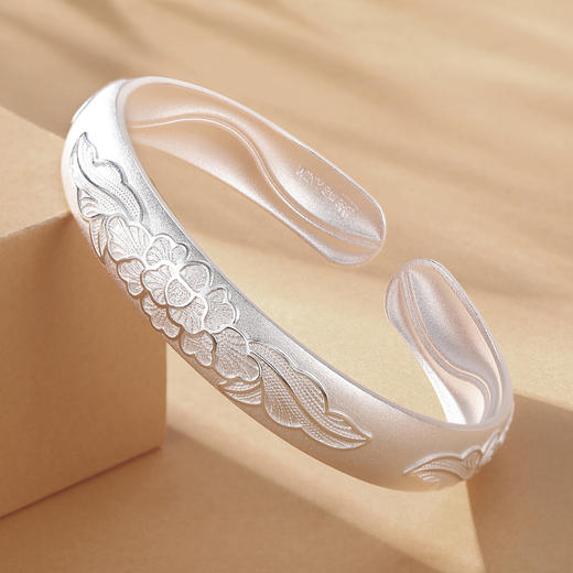 Winy9999足银国色天香手镯送女友闺蜜节日生日礼物 商品图1