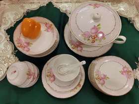 8F  Hai Ge Lei海格雷  48头粉色玫瑰餐具