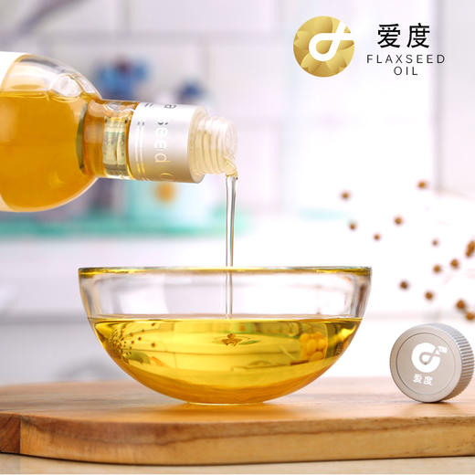 爱度一级物理冷压榨亚麻籽油 健康食用油 150ml包邮 商品图3