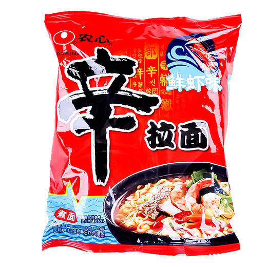 农心 辛拉面 鲜虾味面120g/袋 商品图0