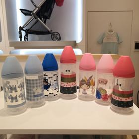 Suavinex苏维妮宽口奶瓶270ml可爱卡通防胀气防摔