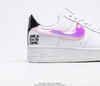 耐克Nike Air Force1 AF1白镭射纯白电玩像素空军低帮板鞋 商品缩略图7