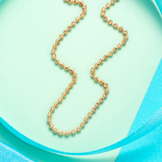 【宏艺珠宝】银光珠项链·银项链