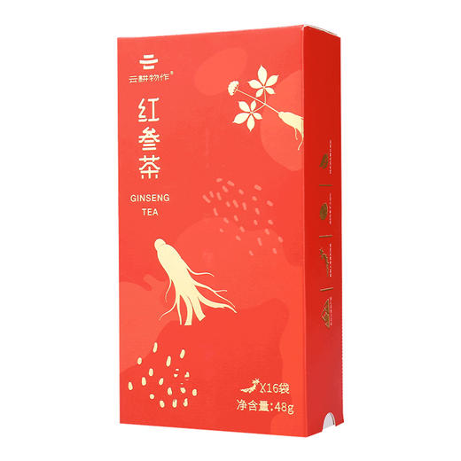 【红参茶】红参片蒸馏 16袋/盒 商品图2