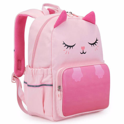 【中班大班】卡拉羊幼儿园男女生书包中班大班3-6岁儿童透气减负双肩背包CX6305水粉可装A4书 商品图5