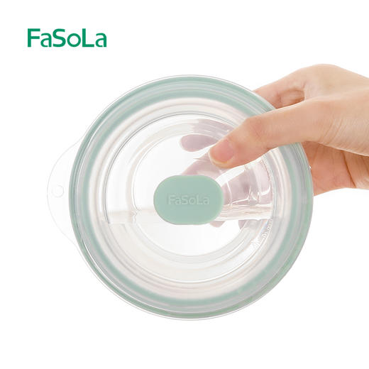 FaSoLa便携旅行硅胶折叠碗带盖泡面碗伸缩耐热户外野餐具旅游碗 商品图7
