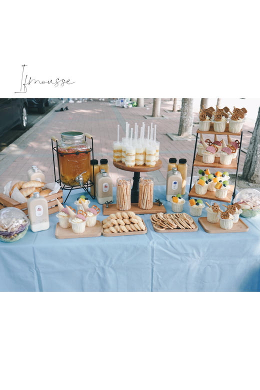 「甜品台」简约高性价比甜品台 联系客服 商品图0