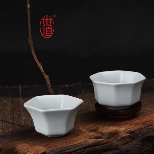 东道汝窑｜六八尊对杯组 商品图0