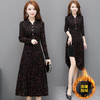 YW-TYH9912修身显瘦加绒加厚气质优雅保暖连衣裙 商品缩略图1