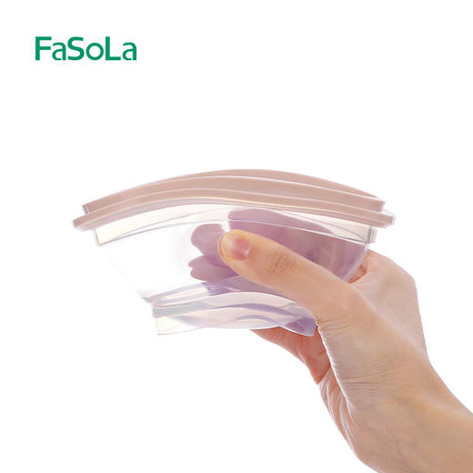 FaSoLa便携旅行硅胶折叠碗带盖泡面碗伸缩耐热户外野餐具旅游碗 商品图9