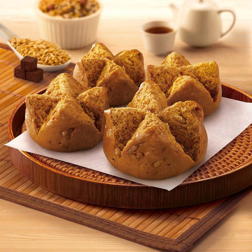 思念 速冻面点 早餐 红糖燕麦 馒头 杂粮馒头 420g（12只） 商品图4