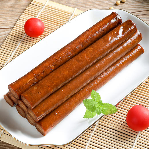 风味素香肠2袋装3种口味风干川味香肠广式腊肠火腿肠植物肉150克2