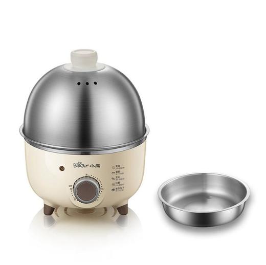 【小熊】 。煮蛋器ZDQ-B07C3不锈钢加高单层蒸蛋器早餐神器蒸包子可定时 商品图0
