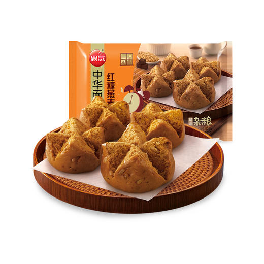 思念 速冻面点 早餐 红糖燕麦 馒头 杂粮馒头 420g（12只） 商品图0