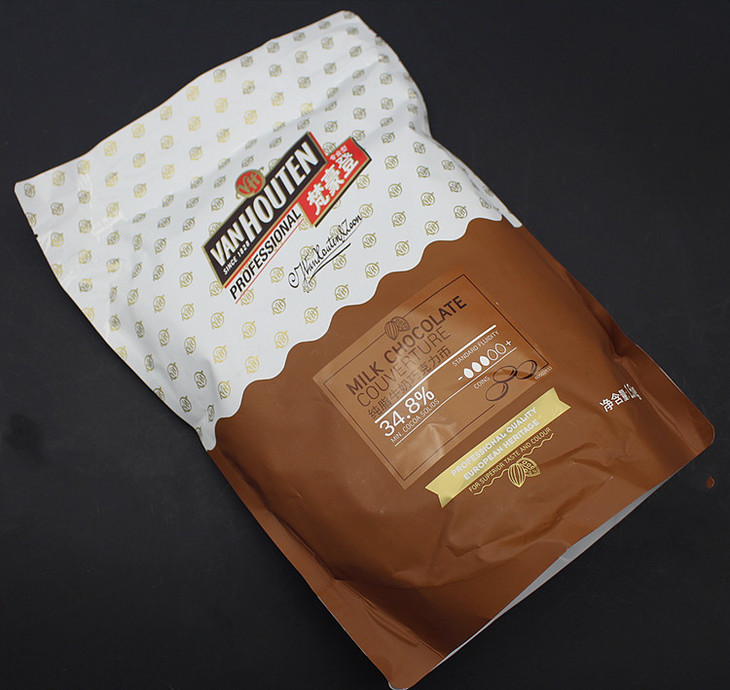 嘉利宝梵豪登纯脂牛奶巧克力币15kg含量348烘焙原料