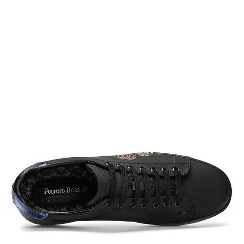 【20秋冬】Ferrero Ross/费列罗斯 牛皮 男士时尚涂鸦休闲鞋板鞋小白鞋 FR661001B 商品图6