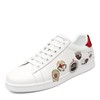 【20秋冬】Ferrero Ross/费列罗斯 牛皮 男士时尚涂鸦休闲鞋板鞋小白鞋 FR661001B 商品缩略图1