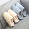 【舒适休闲 时尚情侣棉拖】包跟情侣厚底冬季保暖室内防滑居家日用棉拖鞋 商品缩略图4