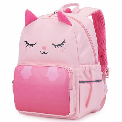 【中班大班】卡拉羊幼儿园男女生书包中班大班3-6岁儿童透气减负双肩背包CX6305水粉可装A4书 商品图1