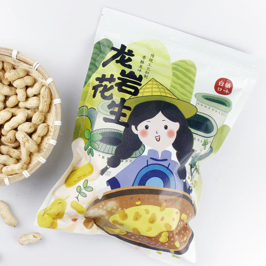 龙岩特色湿烤花生 四百余年传统工艺 酥脆可口 香气十足 商品图1