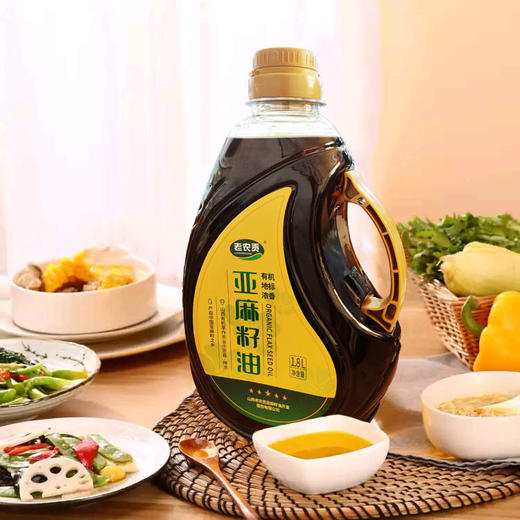 神池特产老农贡有机地标热榨亚麻籽油1.8L/桶 商品图1