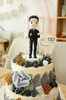 「创意定制」成功男士 奶油蛋糕加翻糖人物 商品缩略图1
