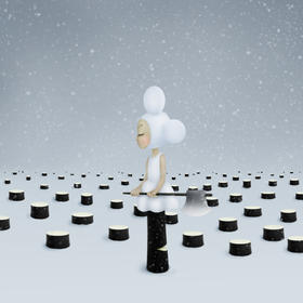 回头看看自己的脚印是大地的一部分而不是我