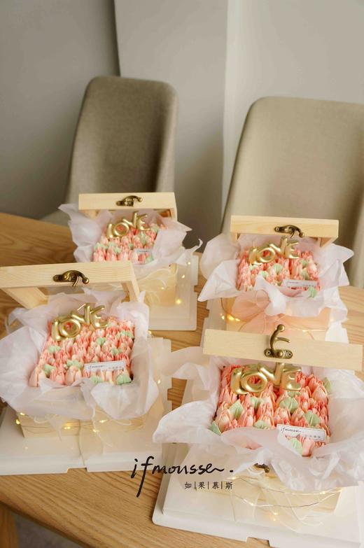 「女士」花盒蛋糕 花朵部分为奶油霜 商品图2