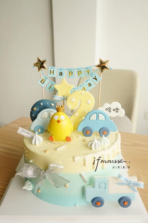 「男孩」翻糖汽车 小黄鸡 属鸡 商品图1