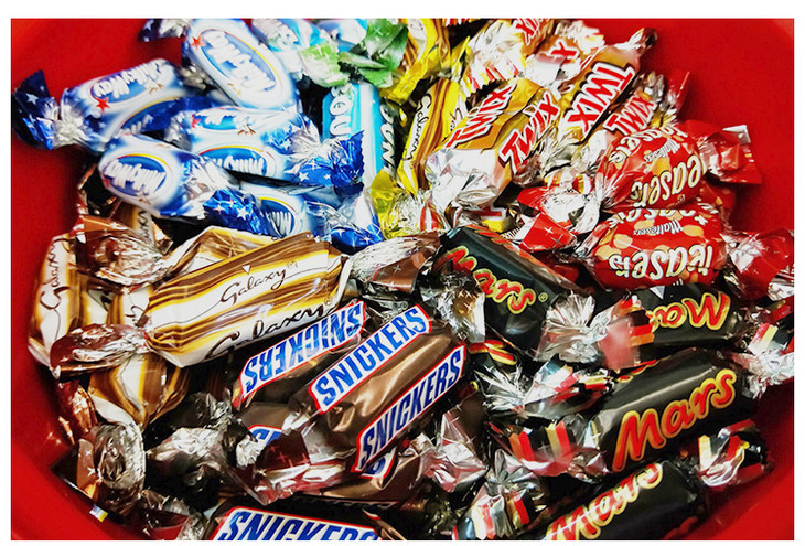 现货英国mars玛氏什锦大脸盆巧克力德芙士力架650g礼盒装年货礼物零食