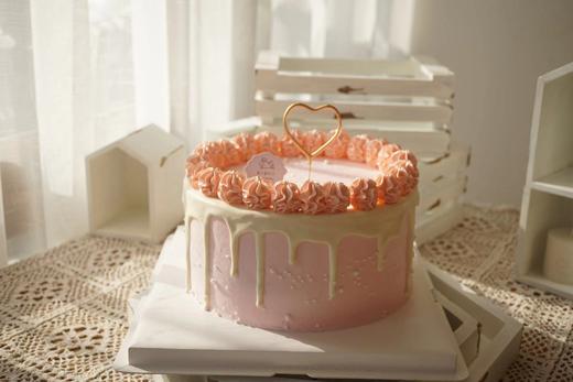 粉色淋面奶油霜花朵 商品图3