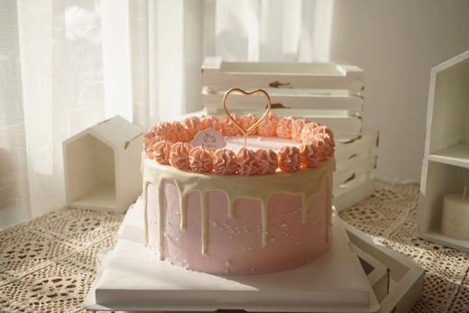 粉色淋面奶油霜花朵 商品图2