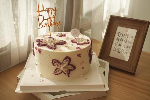 紫色豆沙花蛋糕 商品图1