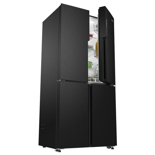 海尔(haier)481升双变频风冷无霜多门冰箱干湿分储tabt杀菌一级节能黑