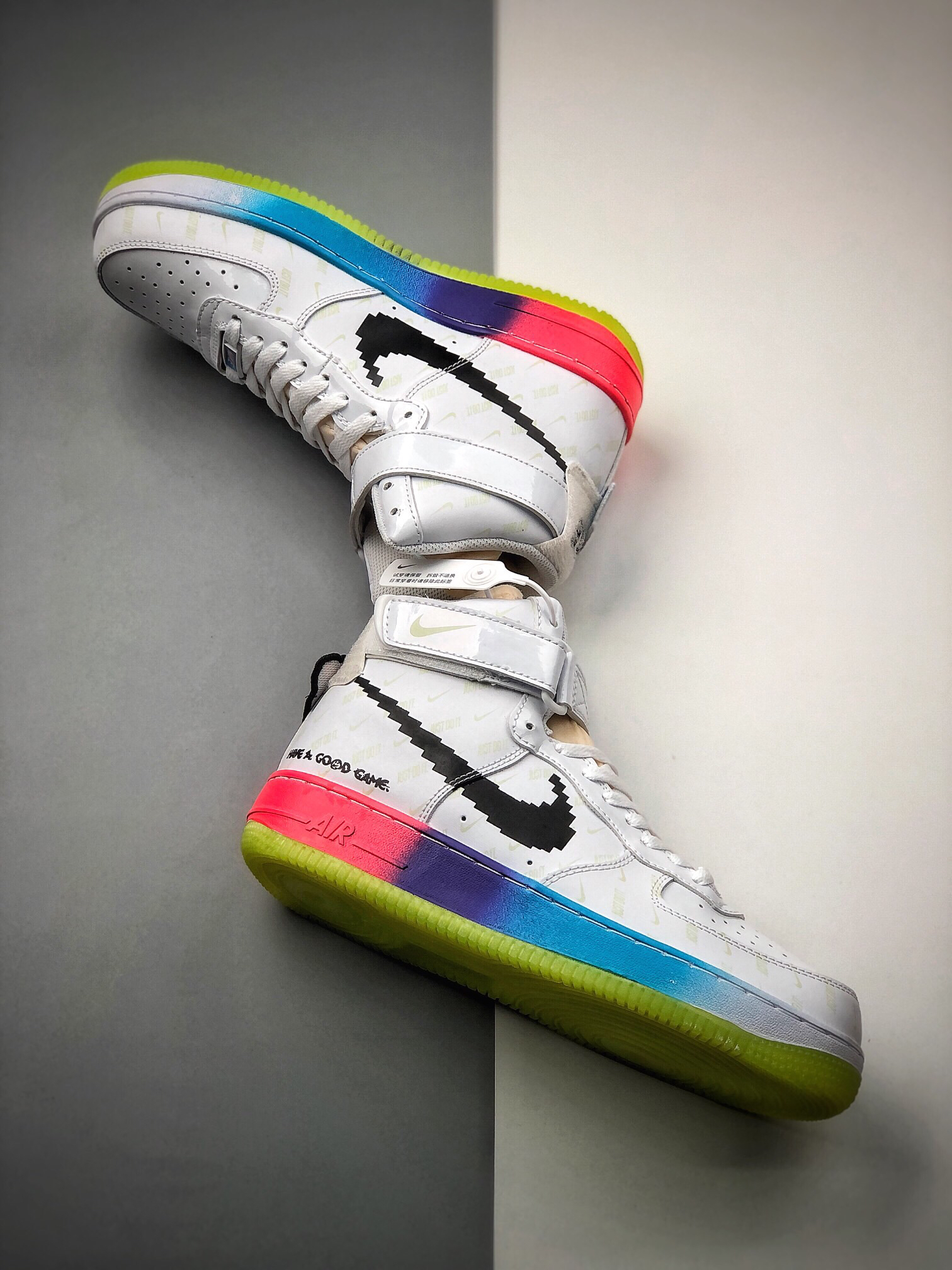 【电竞联名】天猫正品 专柜在售 nk air force one af1高帮 电玩配色