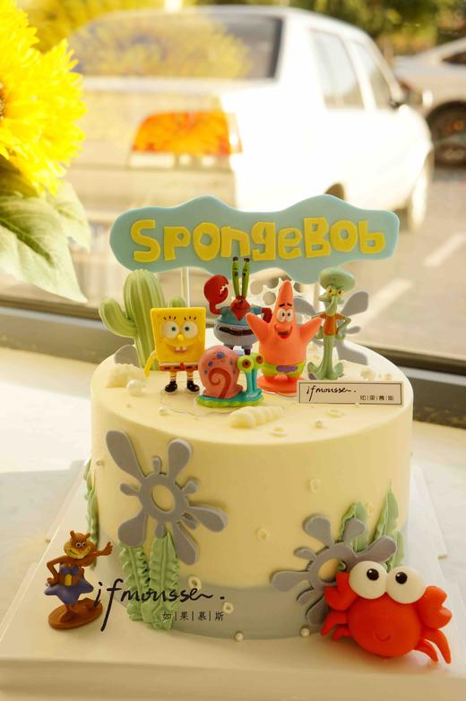 「男孩」海绵宝宝派大星 翻糖装饰 商品图0