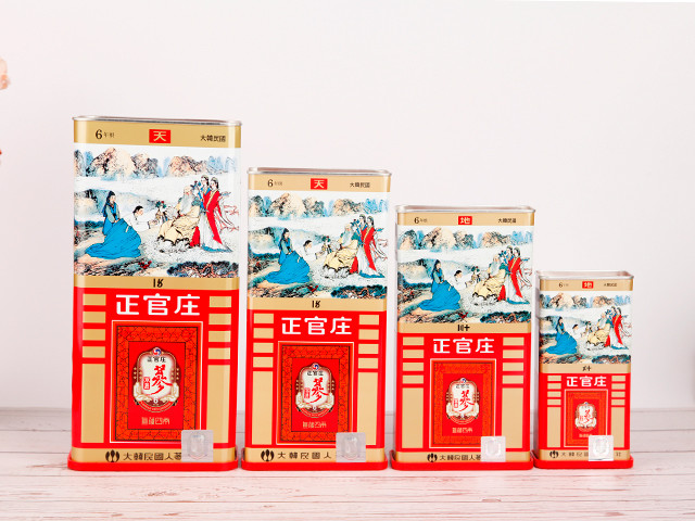 韩国进口高丽红参正官庄原支参地参